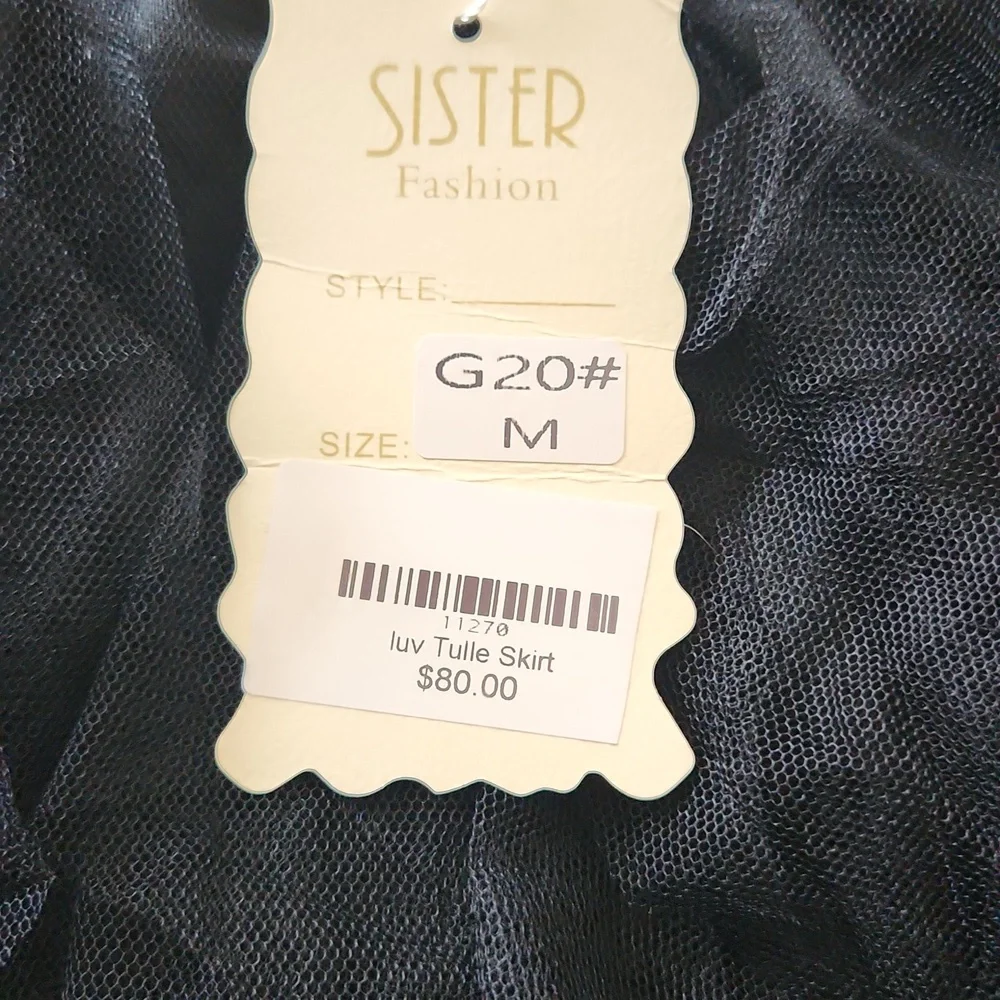 Chic Black Layered Maxi Skirt - Picture 5 of 5